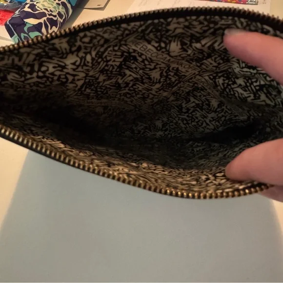 Rebecca Minkoff Black Leather Pouch - Picture 3 of 4